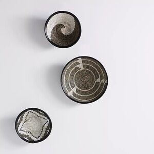 Anthropologie  Fele handmade African wall hanging baskets